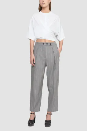 High Waisted  Tapered Trouser