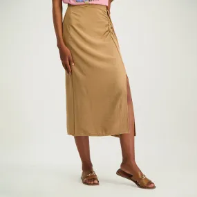 Honey Ruched Skirt