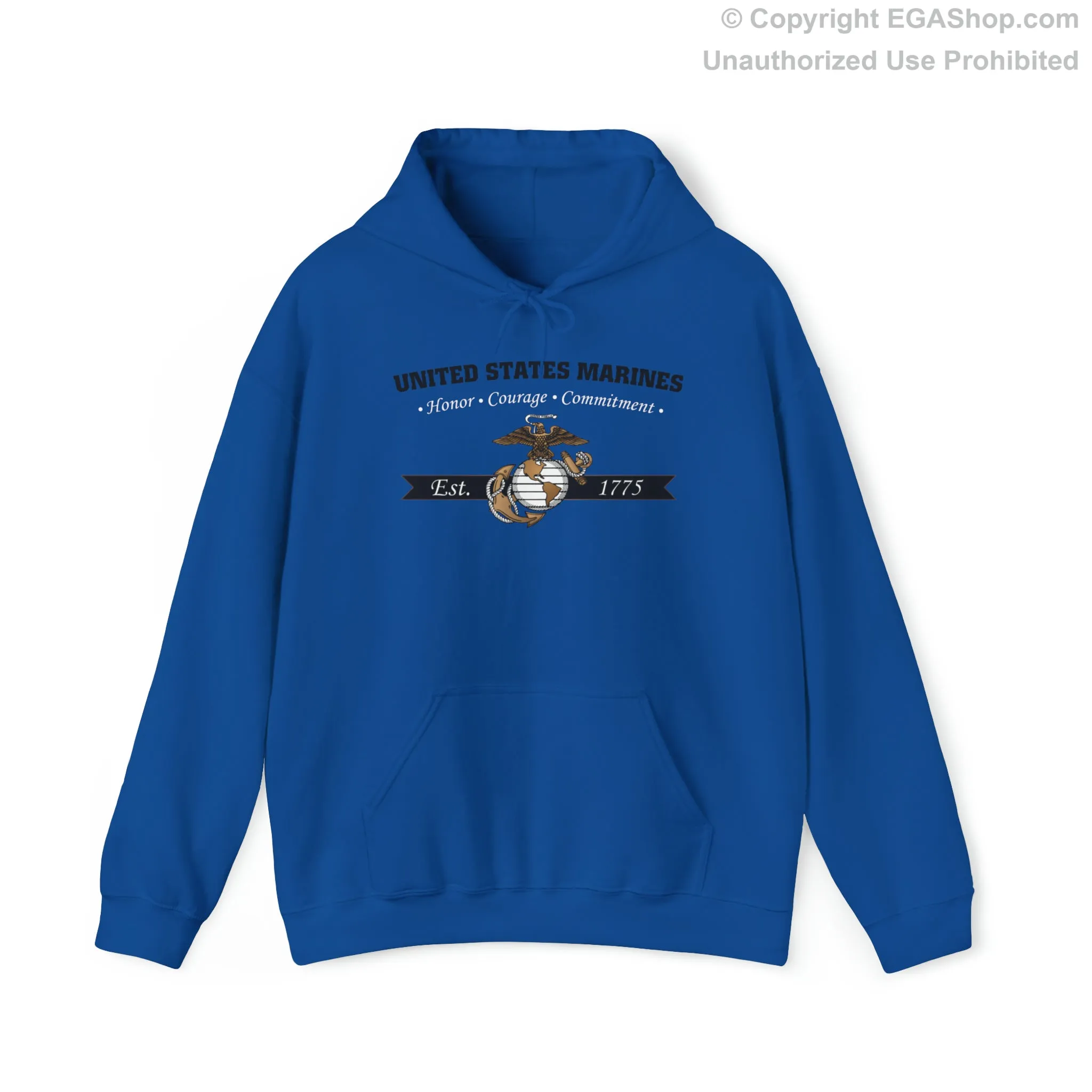 Hoodie: Honor, Courage, Commitment (Color Choices)