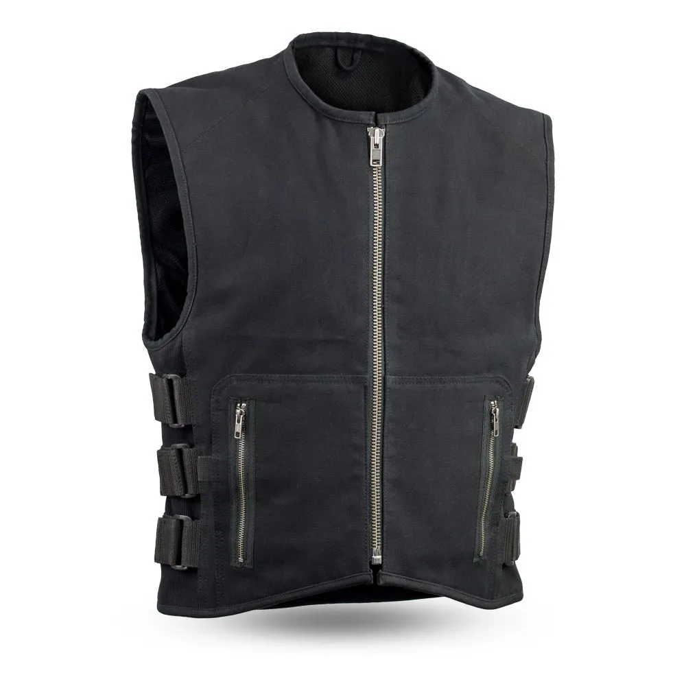 Knox - Men's Motorcycle Swat Style 20oz. Canvas Vest