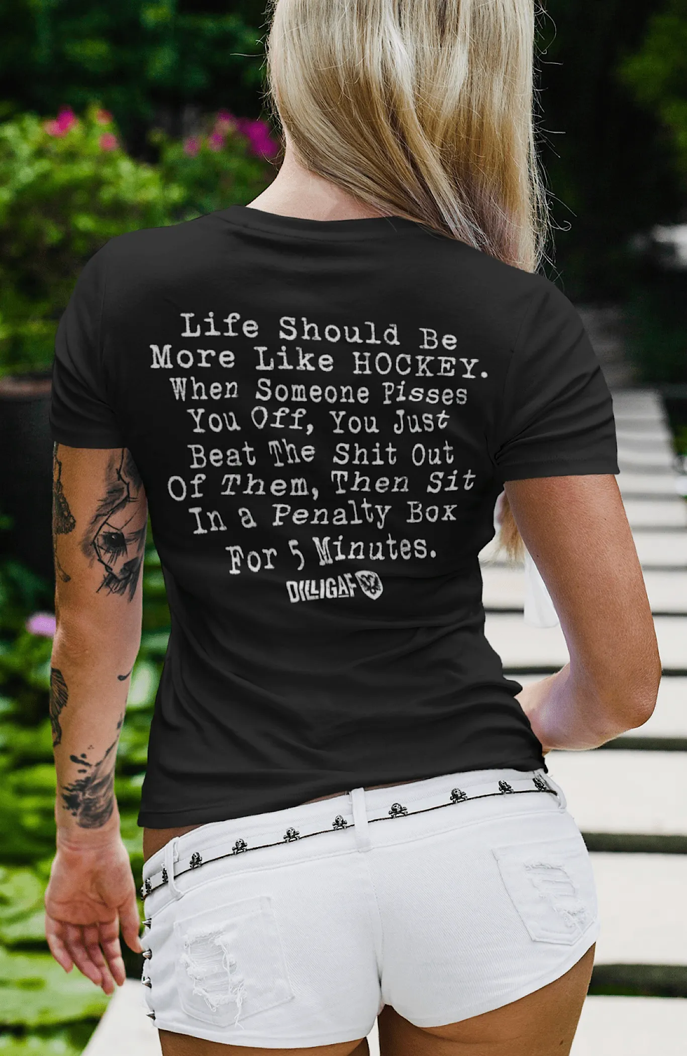 Life should be more like Hockey Ladies Tee