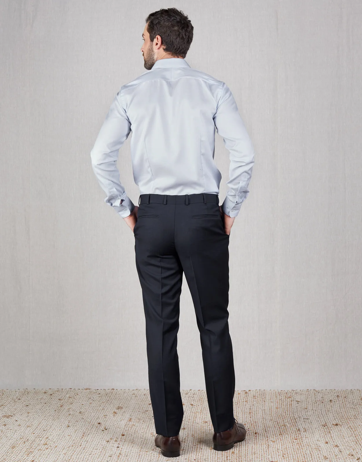 Lotus Navy Suit Trouser