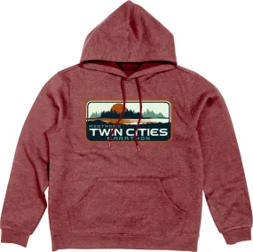 Marathon Fleece Hoodie - Maroon (Unisex Sizing)