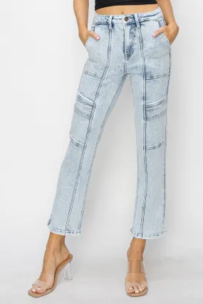 Mena Ankle Straight Jeans