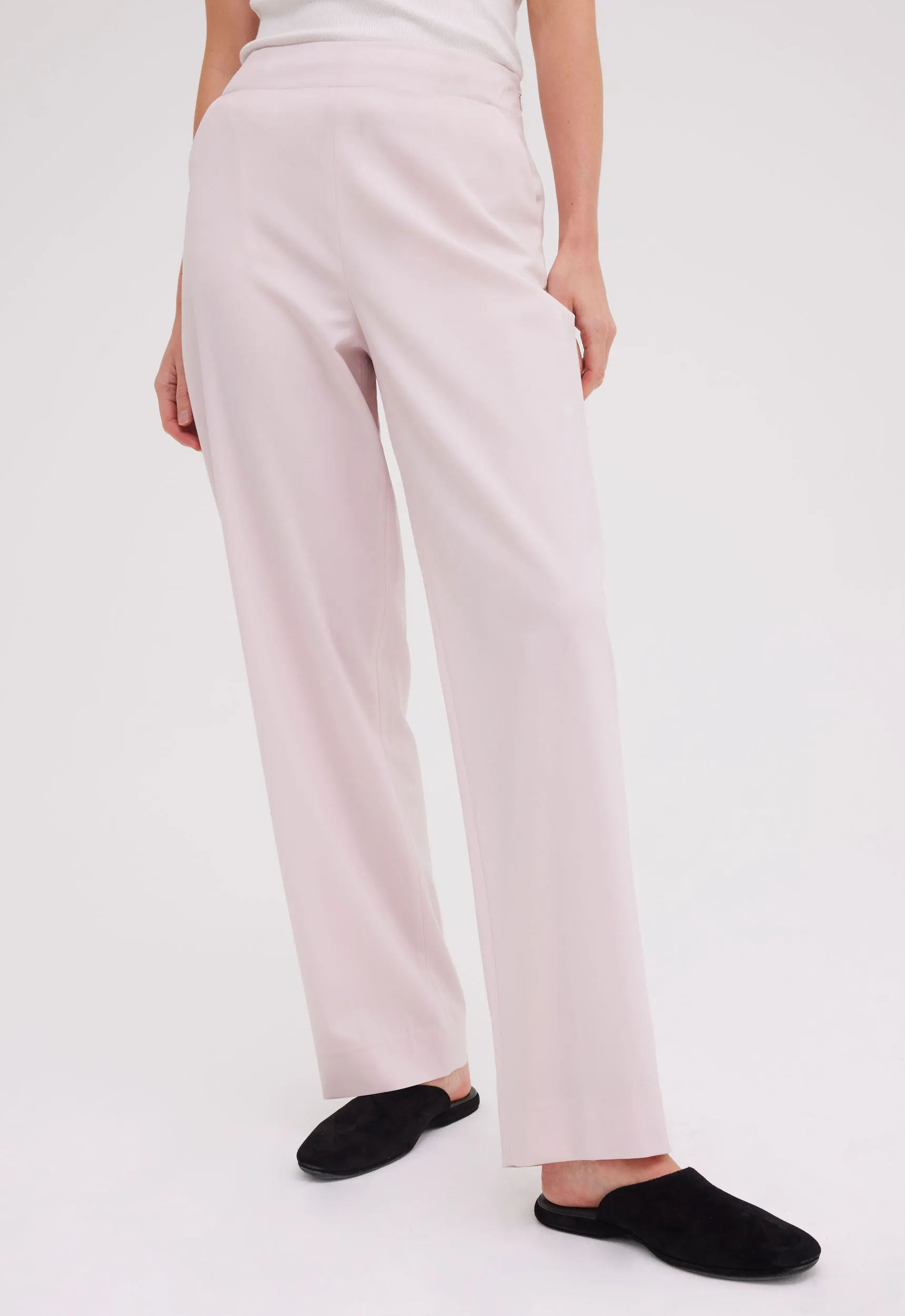 Nanno Merino Wool Pant - Shell Pink