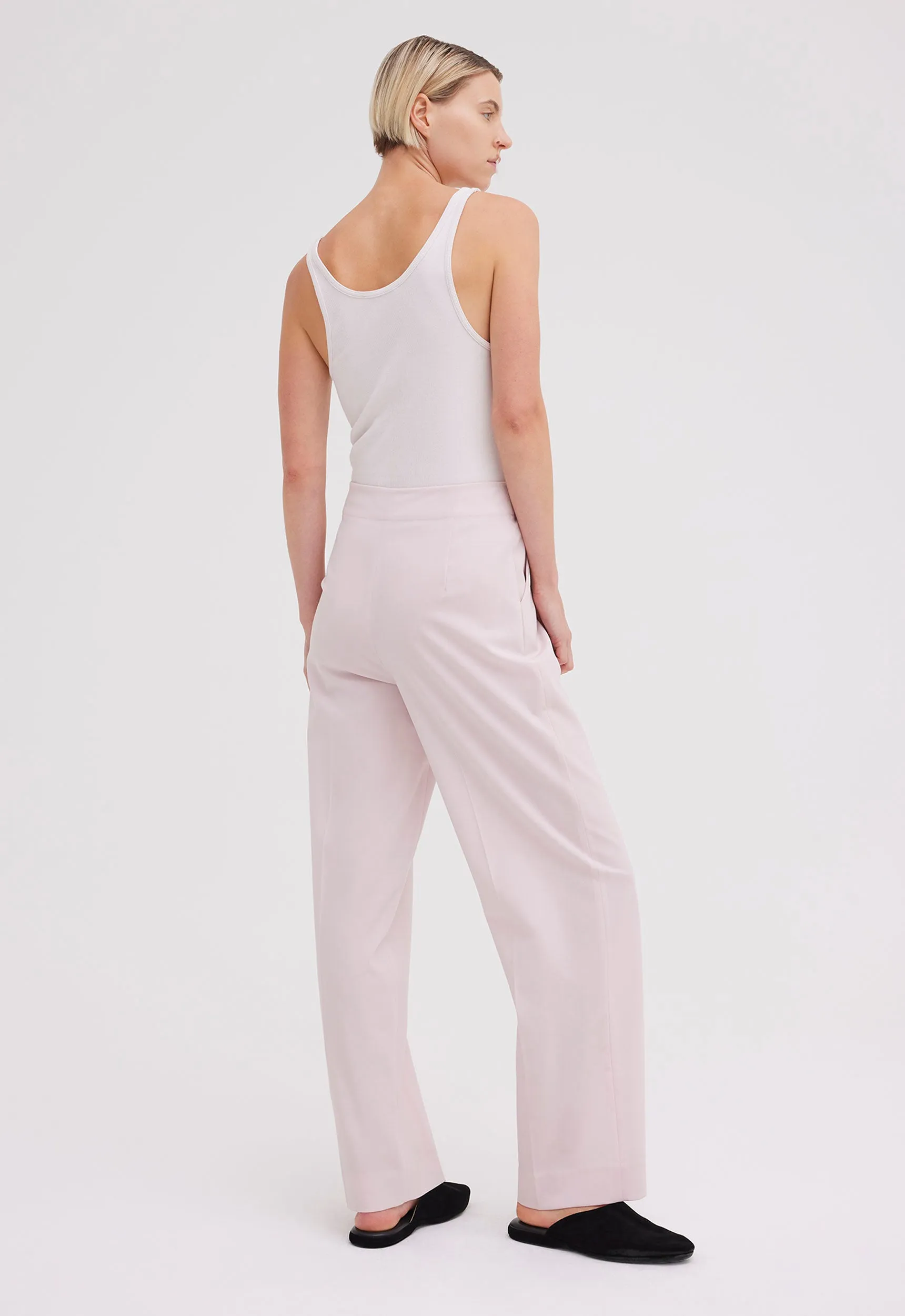 Nanno Merino Wool Pant - Shell Pink