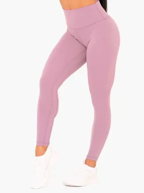 NKD HIGH WAISTED LEGGINGS GRAPE