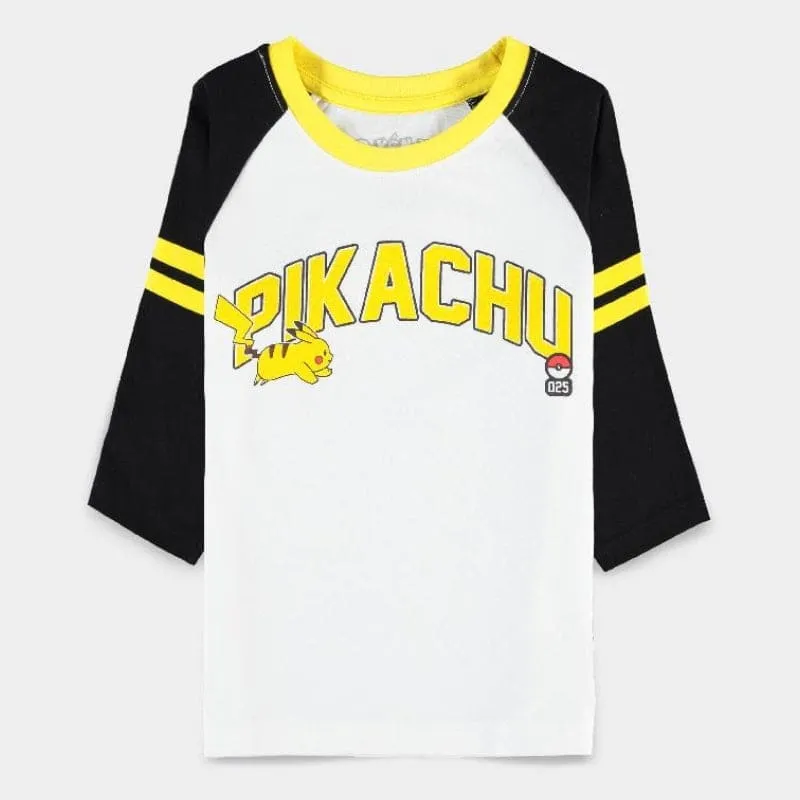 Official Pokemon Running Pikachu Girl's  T-Shirts