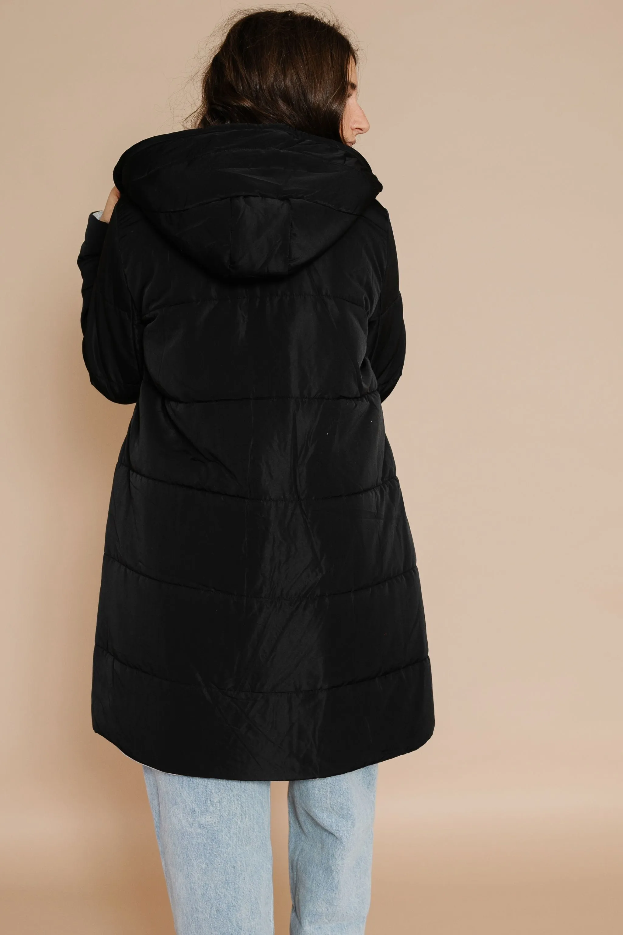 Puffy Coat in Black