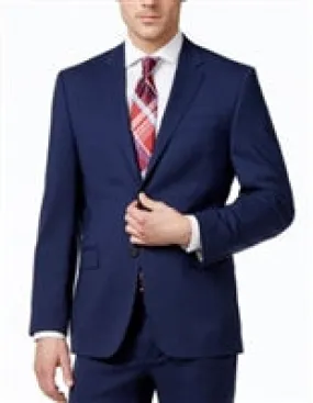 Ralph Lauren 100% Natural Wool Solid Navy Suit Modern Fit