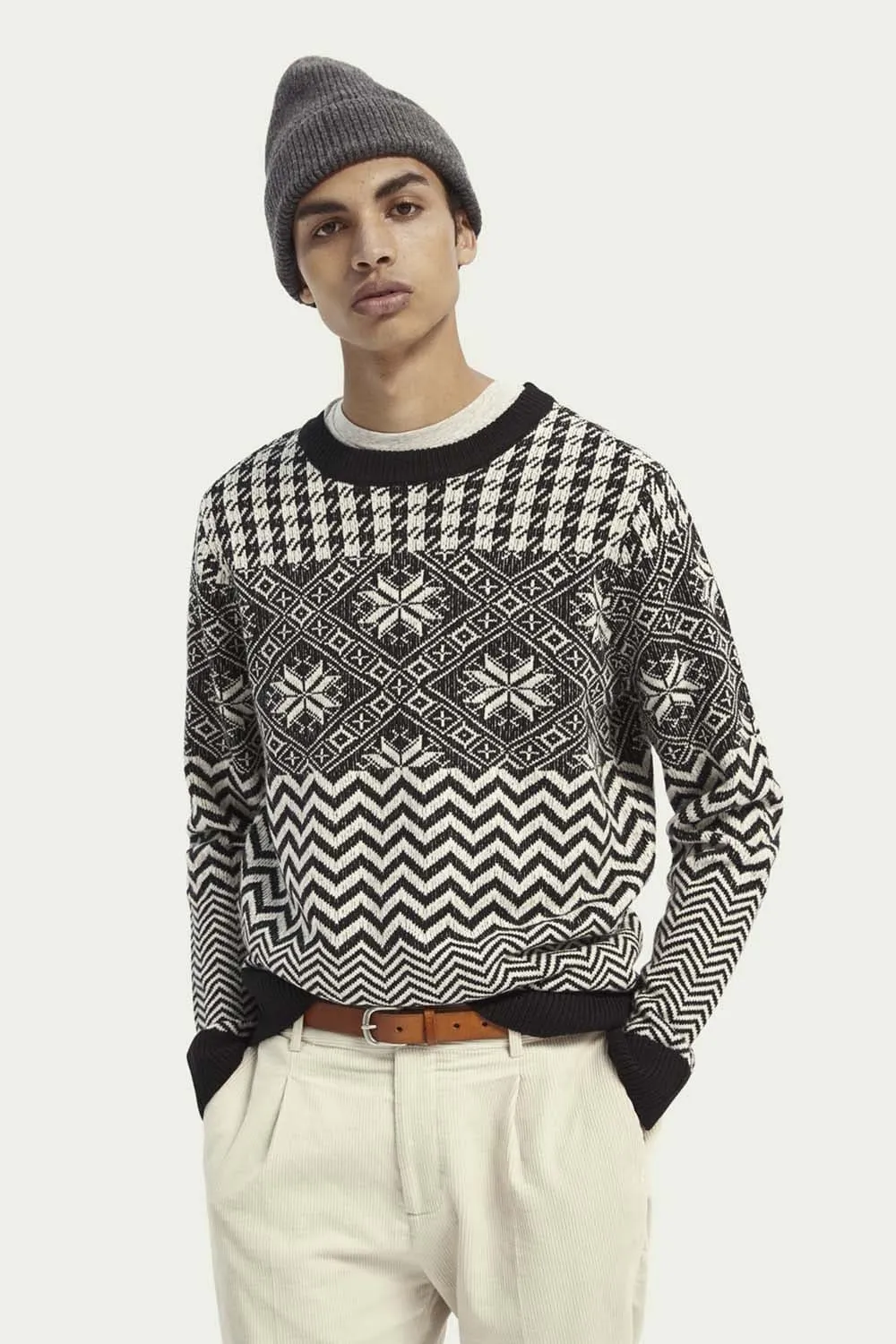 Scotch & Soda Fair Isle Knit - 158607