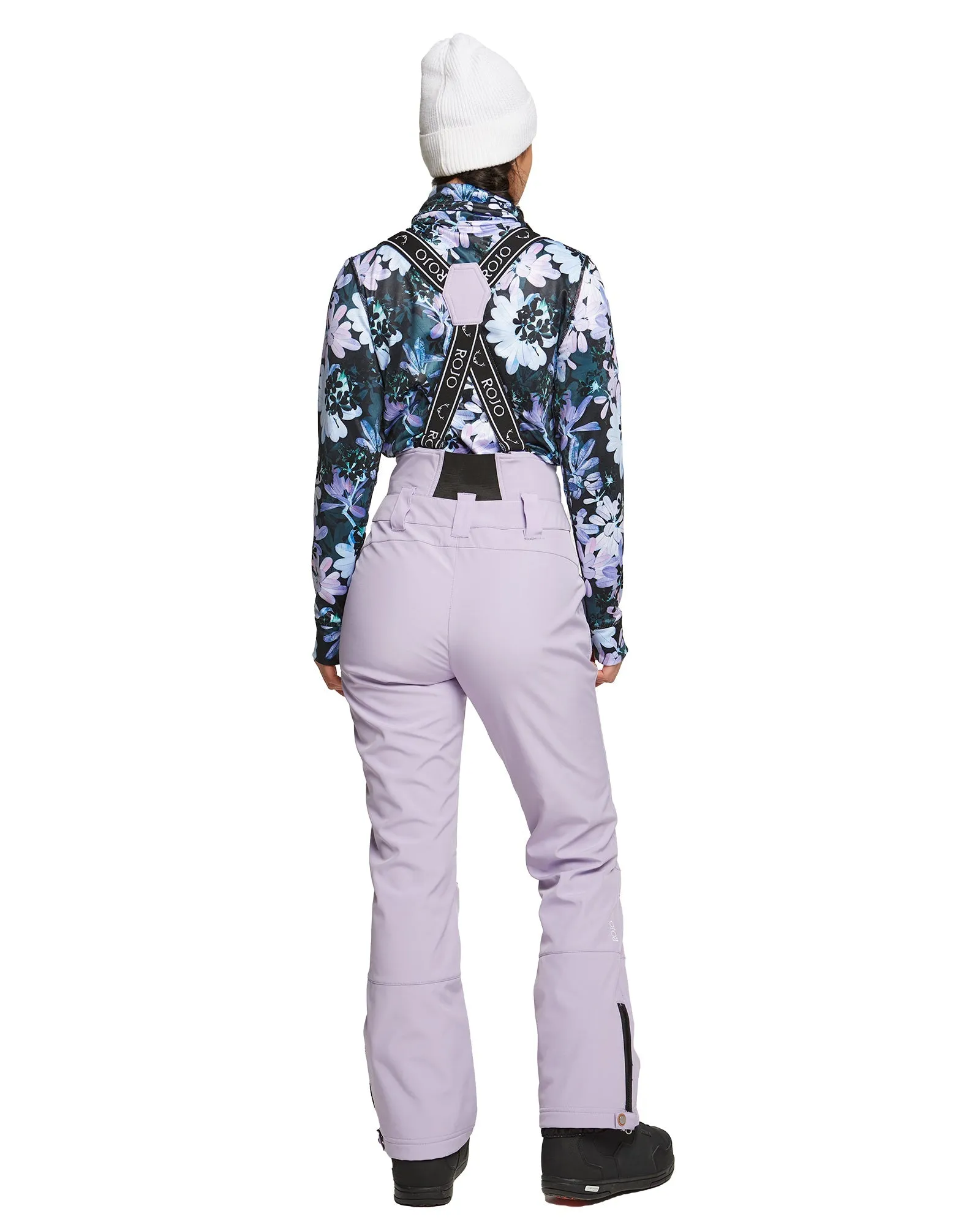 SOFTSHELL HIGH RISE PANT - PURPLE ROSE