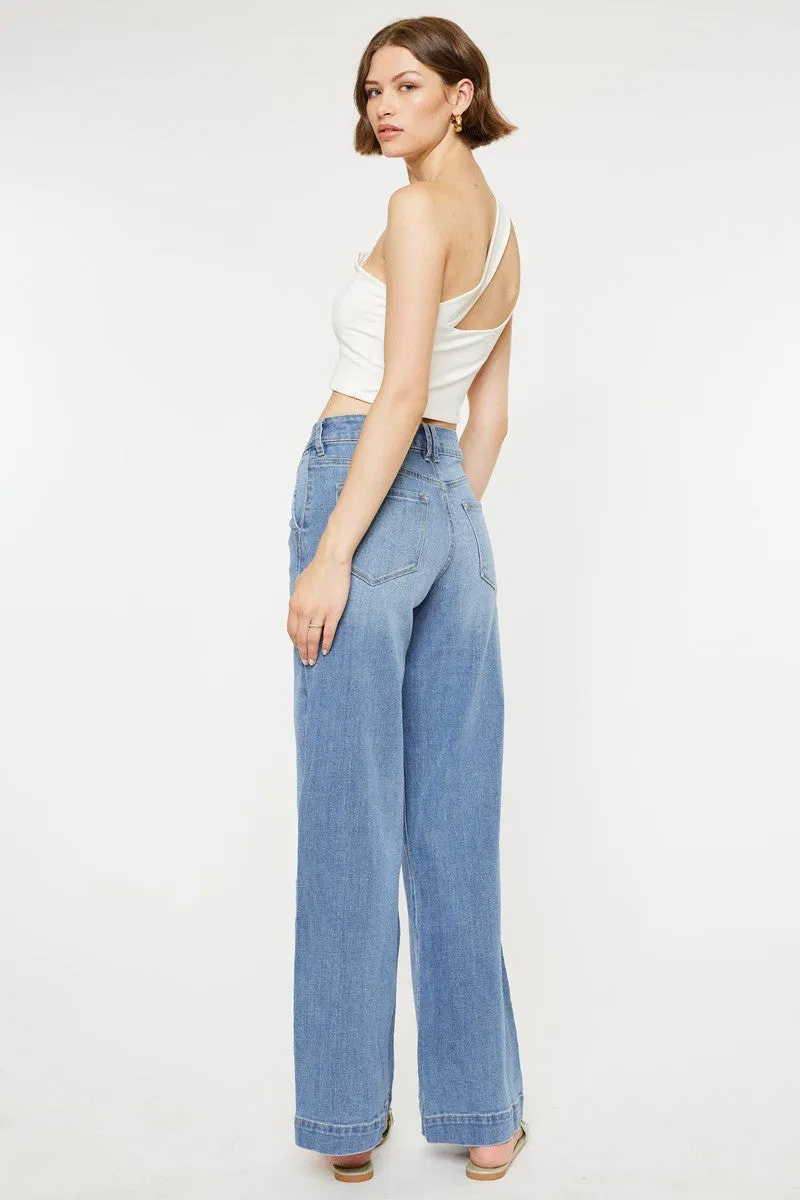 'Take My Chance' Wide Leg Jean