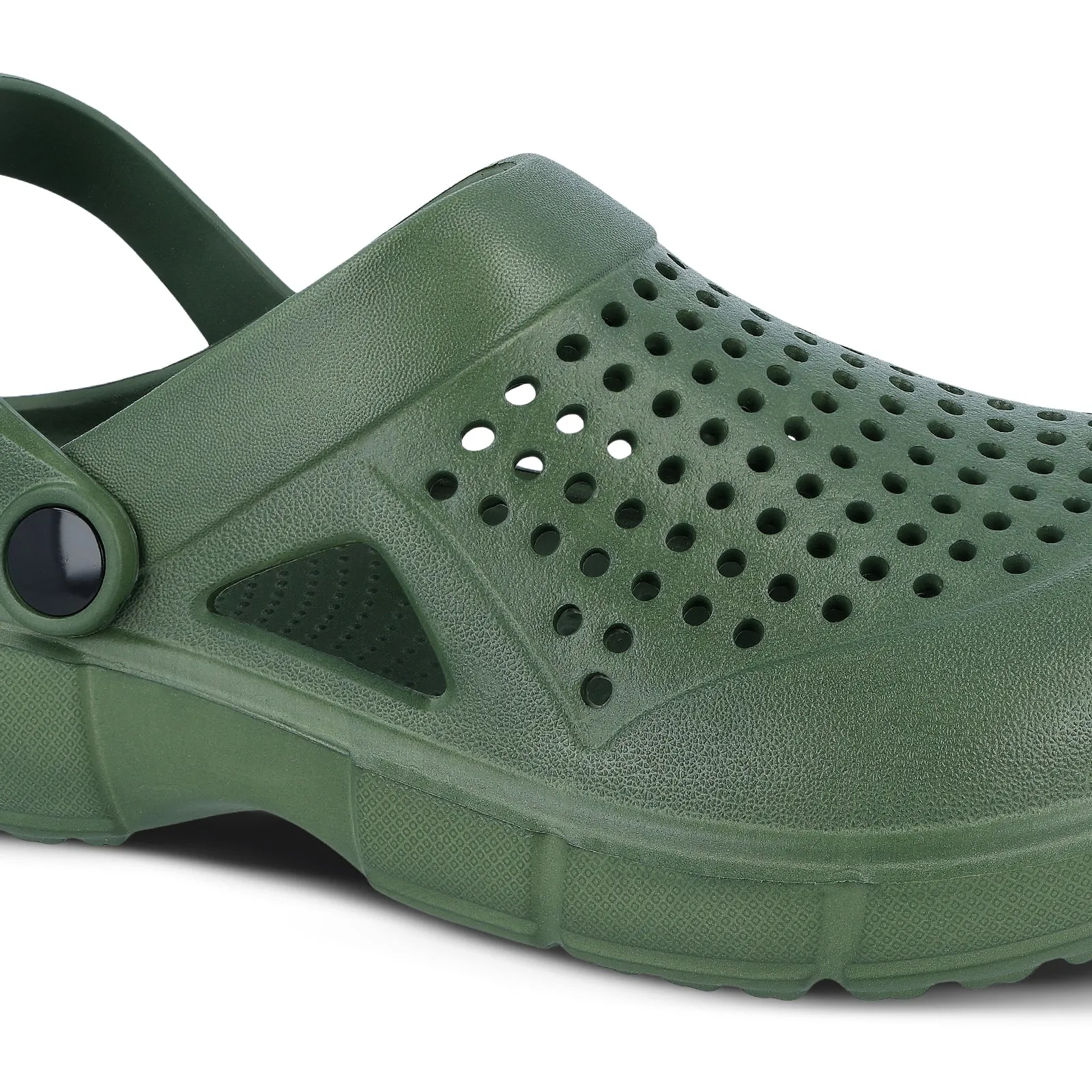 Walkaroo Mens Clogs  - WC4849 Olive