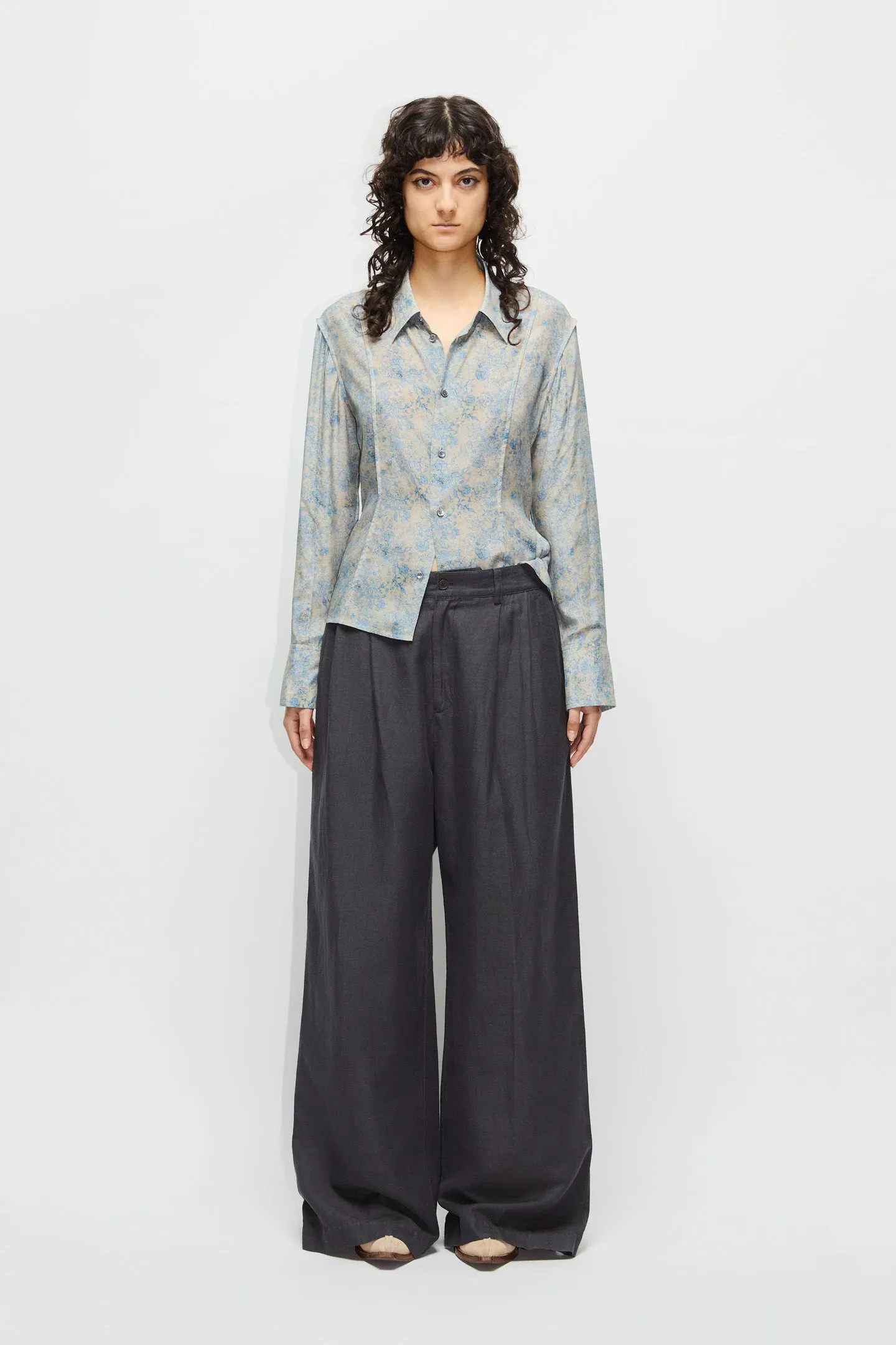 Wide-leg Trousers